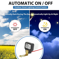 CNRIYA AS10-2316G 95-305V 16A IP54/IP44 Dispositif de contrôle de lumière inductif encastré, capteur tactile, veilleuse LED, interrupteur électronique