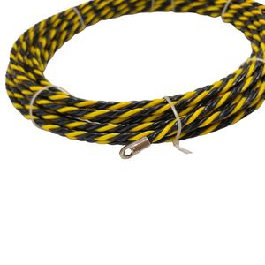 SHUOQI بيع مباشر خط Dia 6 50 m طويل كهربائي أصفر + أسود من مصنع PET سلك بكرة طويلة المدى - Product Image 2