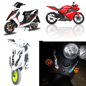 SNOR personalizado motocicleta Hub pegatinas impermeable vinilo pegatina parabrisas parachoques calcomanías espejo retrovisor coche pegatina - Product Image 6