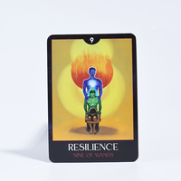 Impression de cartes Oracle personnalisées, cartes de tarot, cartes d'affirmation positive en espagnol pour enfants