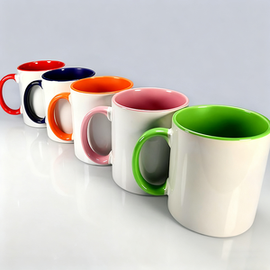Tasses de Noël 11oz, motif nœud et feu de camp, en céramique sublimable et émaillée, pour café, Halloween, avec logo personnalisé, compatibles lave-vaisselle et micro-ondes, style américain - Product Image 4