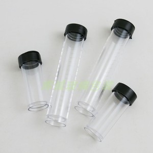 Tubes à essai en plastique rigide 10ml 20ml avec bouchon à vis gradué pour emballage cosmétique - Product Image 2