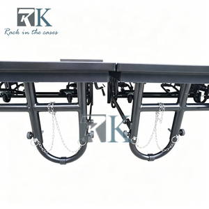 Steel Portable Mobile Folding Outdoor <b>Stage</b> With Wheels for Event - Product Image 6
