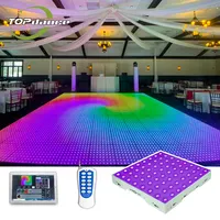 Acquista wireless discoteca da ballo fai-da-te luci dj pista de led digitale nero pista da ballo rivestimento pannelli noleggio