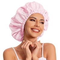Bonnet de nuit en satin pour la protection des cheveux, double bonnet réglable et doux pour femmes, accessoire capillaire polyvalent, bonnet de douche