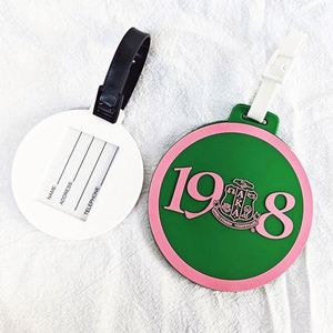 Étiquettes de sac de golf personnalisées de haute qualité, écologiques, en PVC et caoutchouc, avec bande en silicone et motif logo pour bagages - Product Image 4