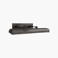 YH 4-Licht Vintage Bildleuchte Wandleuchte 4 Ausführungen Gealtertes Messing Poliertes Nickel Antik-Nickel Bronze Kunstwerk Spiegelleuchte