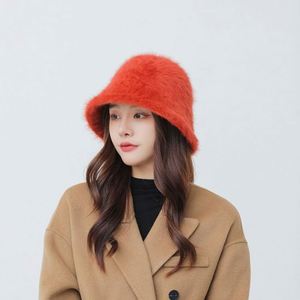Women Autumn Warm Winter Fashion Artificial Rabbit Fur <b>Bucket</b> Thicken Fisherman Plush Basin <b>Hat</b> - Product Image 4