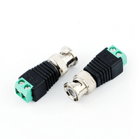 Connecteur BNC Prix Usine, Adaptateur Jack Cylindrique à Vis pour Moniteur, Accessoire Caméra de Sécurité CCTV Mâle Femelle