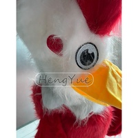 Hengyue Publicité Commerciale Poulet Gonflable Géant Cosplay Mascotte Costume Coq Blow Up Costume Gonflable Animaux Mascotte