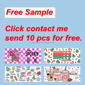 Nhà máy trực tiếp thời trang Mug UV cup bọc chuyển chuyển Nhãn dán nhãn giấy film bán buôn in ấn - Product Image 6