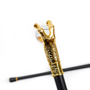 Canne de marche de luxe 36,81 pouces avec boule de cristal griffe de dragon dorée, poignée en métal, accessoire décoratif, vente en gros - Product Image 3