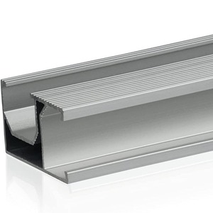 Rail de montage solaire 28x55mm en aluminium anodisé pour l'installation de panneaux solaires sur toiture - Product Image 1