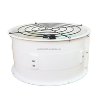 Ventilateurs à pression négative en plastique renforcé de fibre de verre de 350 mm et ventilateurs d'extraction industriels résistants à la corrosion et facilement disponibles