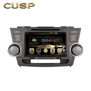 CUSPIDE Grande Schermo Per TOYOTA HIGHLANDER 2008- 8 Pollici 4G64G Car Multimedia di NAVIGAZIONE DSP Car Stereo ANDROID GPS PER AUTO DVD CarPlay