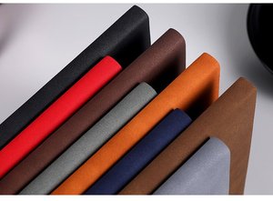 Duy nhất-hai mặt chủ bút máy tính xách tay biểu tượng tùy chỉnh Dày da cừu máy tính xách tay A5/A6 đơn giản Nhật ký kinh doanh - Product Image 3