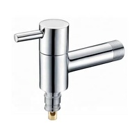Robinet de contrôle d'eau double sortie G1/2 en laiton massif poli, robuste, 2 voies, design moderne, garantie 5 ans pour salle de bain