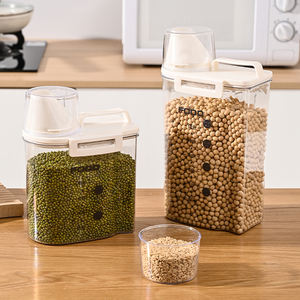 रसोई खाद्य भंडारण बॉक्स के साथ पोर्टेबल होम आयताकार प्लास्टिक भंडारण बॉक्स रसोई खाद्य भंडारण बॉक्स - Product Image 5