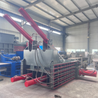 Compacteur hydraulique horizontal en métal pour la ferraille, idéal pour les petites cours de recyclage