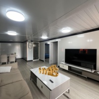 Maisons conteneurs préfabriquées extensibles certifiées de 40 pieds - Construction mobile en panneaux sandwich en acier léger pour hôtels