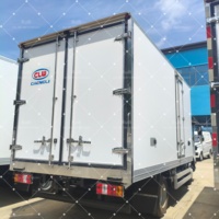 Camion frigorifique Isuzu 4x2 Diesel KV100 de 20 mètres cubes pour le transport de viande fraîche, fruits de mer et crème glacée