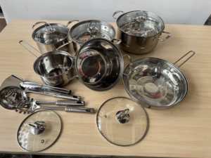 ชุดอุปกรณ์ทำอาหารสแตนเลส18ชิ้น - Product Image 6