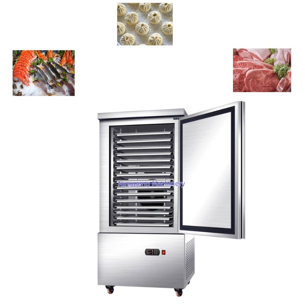 Industrial Shock Fast Freezing Plate Blast Freezer for Seafood Meat and Fish With Liquid Nitrogen Quality Available for Sale