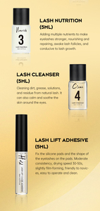 Kit Gollee <span class=keywords><strong>para</strong></span> <span class=keywords><strong>Lifting</strong></span> <span class=keywords><strong>de</strong></span> <span class=keywords><strong>Pestañas</strong></span> y Cejas con Loción, Gel, Bálsamo y Crema, Tinte Personalizado Semipermanente, DIY en Casa, Negro - Product Image 4