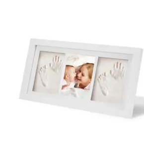 Huisdecoratie Houten Foto Fotolijst Aangepast Logo Baby Slaapkamer Handafdruk En Voetafdruk