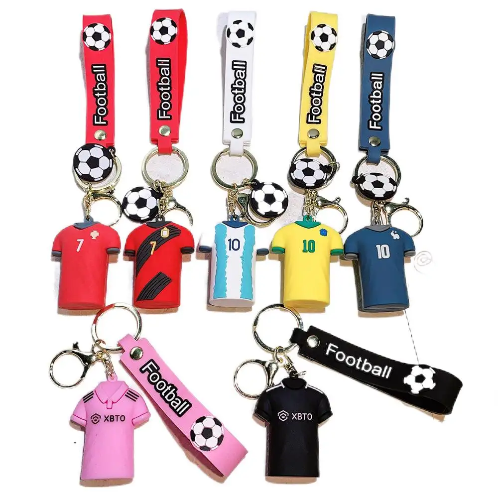 Hot vender Keychain jersey basquete NO.24 34 stitch estilo fazer o seu próprio design personalizado prime e asseclas estilo jogador de futebol