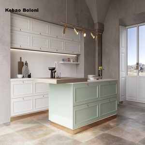 Boloni, îlot <span class=keywords><strong>de</strong></span> cuisine en bois <span class=keywords><strong>de</strong></span> style campagnard français moderne, design personnalisé, armoires <span class=keywords><strong>de</strong></span> cuisine hautes, meubles <span class=keywords><strong>de</strong></span> cuisine - Product Image 3