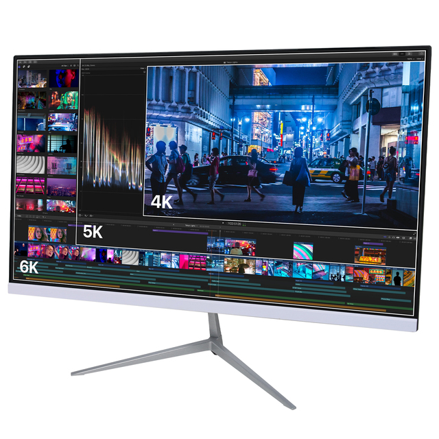 Rebekah China Factory OEM/ODM 27 Inch Flat Office Monitor 75Hz Pc Desktop Monitor Computer LCD Monitor 1080P Computer Monitors