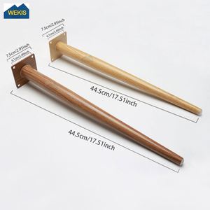 <b>Wood</b> <b>Table</b> Legs Modern Bedside Shaped Slab Custom Oak Tapered <b>Solid</b> <b>Round</b> Side TV Stand <b>Dining</b> Coffee Furniture Wooden Sofa Legs - Product Image 4