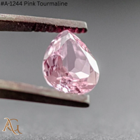 Matériaux bruts créés en laboratoire # Tourmaline rose 1244, pierre précieuse taillée, lapidaire, synthétique, simulée, matière première Nano Nanosital