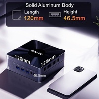 Mini PC para Juegos Topton Solid Nuc D17, I7 1365U ES, Escritorio, Thunderbolt 4, 2*DDR5, 2*i226-V, LAN de 2.5G, Firewall, Mini Ordenador, WiFi6E