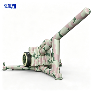 Réplique de howitzer gonflable de qualité industrielle REMEYA avec motif camouflage réaliste et coutures renforcées pour l'entraînement sur le terrain - Product Image 2