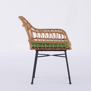 Ensembles <span class=keywords><strong>de</strong></span> <span class=keywords><strong>jardin</strong></span> modernes Chaises en rotin d'extérieur pour table <span class=keywords><strong>Chaise</strong></span> empilable Meubles <span class=keywords><strong>de</strong></span> <span class=keywords><strong>jardin</strong></span> d'extérieur Noir et blanc - Product Image 6
