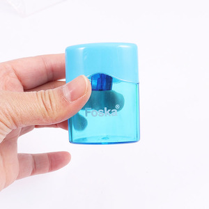 Fournitures scolaires Foska <span class=keywords><strong>Taille</strong></span>-<span class=keywords><strong>crayon</strong></span> à main colorée en plastique à trou unique <span class=keywords><strong>Taille</strong></span> compacte avec conteneur de copeaux - Product Image 2