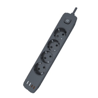 Multiprises 4 prises d'usine OEM avec 2 ports USB a et 2 ports de type C UE Allemagne Corée Plomb d'extension du marché Nom du produit Prise