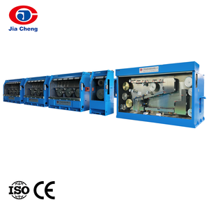 Máquina de Trefilado de Alambre de Cobre de Alta Velocidad JIACHENG con Sistema de Recocido Continuo en Línea |   Máquina para Desnudar Varillas de Cobre Antideslizante - Product Image 1