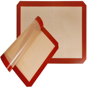 Đa dạng phong cách tái sử dụng không dính <span class=keywords><strong>Silicone</strong></span> <span class=keywords><strong>Baking</strong></span> Mat tấm vuông Pastry Mat cho macaroon nướng - Product Image 5