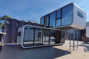 Casa Contenedor de Acero de Alta Calidad de <span class=keywords><strong>6m</strong></span>, Diseño Moderno para Oficina en Casa, Bar en Casa y Soluciones de Trabajo al Aire Libre - Product Image 3