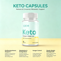 Capsules d'extrait de cannelle en marque privée OEM, 60 unités, complément alimentaire