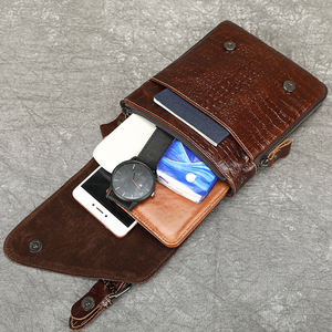 MARRANT Borsa da Uomo in Vera Pelle con Motivo Coccodrillo, Marsupio con Cintura, Borsa a Tracolla in Pelle per Uomo - Product Image 5