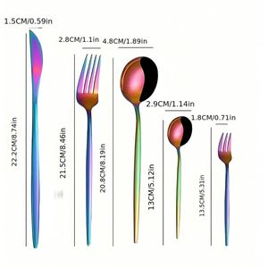 Cross-border Source Stainless Steel Flatware <b>Sets</b> 24/30-Piece <b>Golden</b> Creative Western Steak Knife Portuguese Tableware Suit - Product Image 2