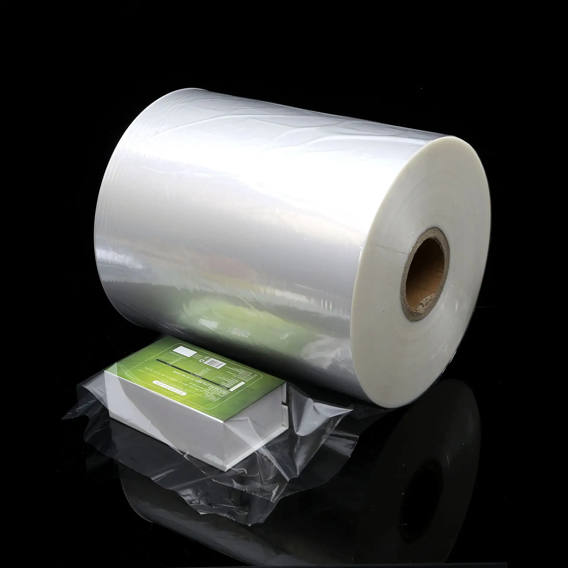 Wholesale Clear POF PVC PE Heat Shrinkable Plastic Seal Shrink Wrap Film Polyolefin Tunnel Tube Sleeve Packaging Bags Film Roll