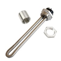 Bộ Phận Làm Nóng 12 V 300W Máy Nước Nóng Cắm Trại DN25 12 Volt Dc Bộ Phận Làm Nóng Bằng Nước Năng Lượng Mặt Trời