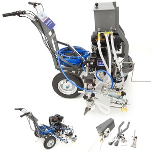 Machine de marquage routier à froid PT-5090, sans air, avec laser et réservoir à billes pour la peinture de lignes routières - Product Image 1