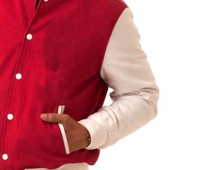 Produit tendance Veste en cuir pour homme, Veste universitaire unie en gros, Veste courte unisexe de sport Veste d'hiver pour homme - Product Image 2