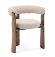 Chaise de salle à manger en bois de frêne massif au design moderne JP, couleur personnalisable, rembourrage, chaise de loisirs, meubles pour la maison